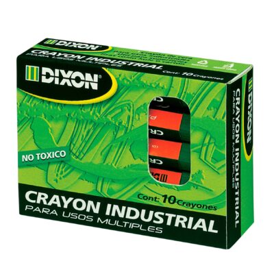 Crayón Industrial Dixon Negro c/10