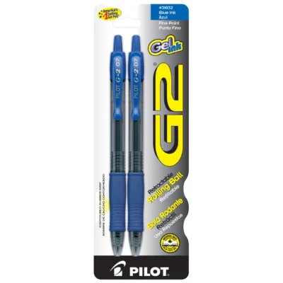 Pilot G2 Bolígrafo Punto Fino Azul Caja c/12