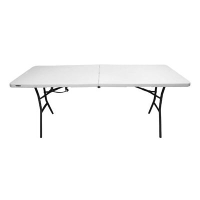 Mesa plegable 183.8 x 73.6 x 76.2 cm blanco