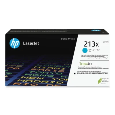 Tóner HP 213X W2131X Cyan LaserJet EnterPrise