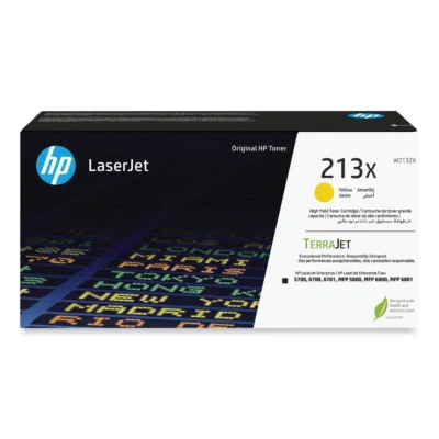 Tóner HP 213X W2132X Amarillo LaserJet EnterPrise