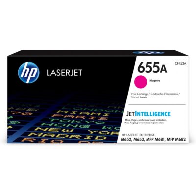 Tóner HP 655A CF453A Magenta LaserJet Enterprise