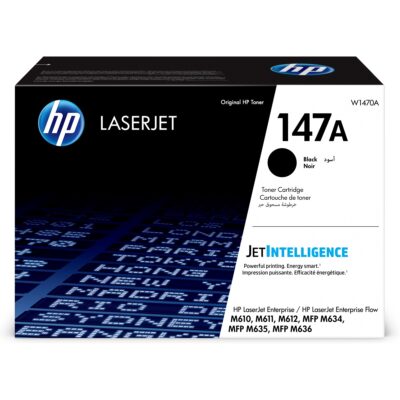 Tóner HP 147A W1470A Negro LaserJet Enterprise